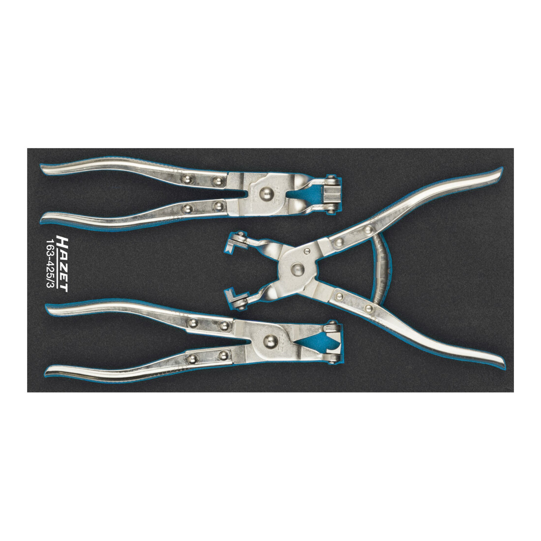 Hazet Jeu de pinces pour colliers de serrage 163-425/3