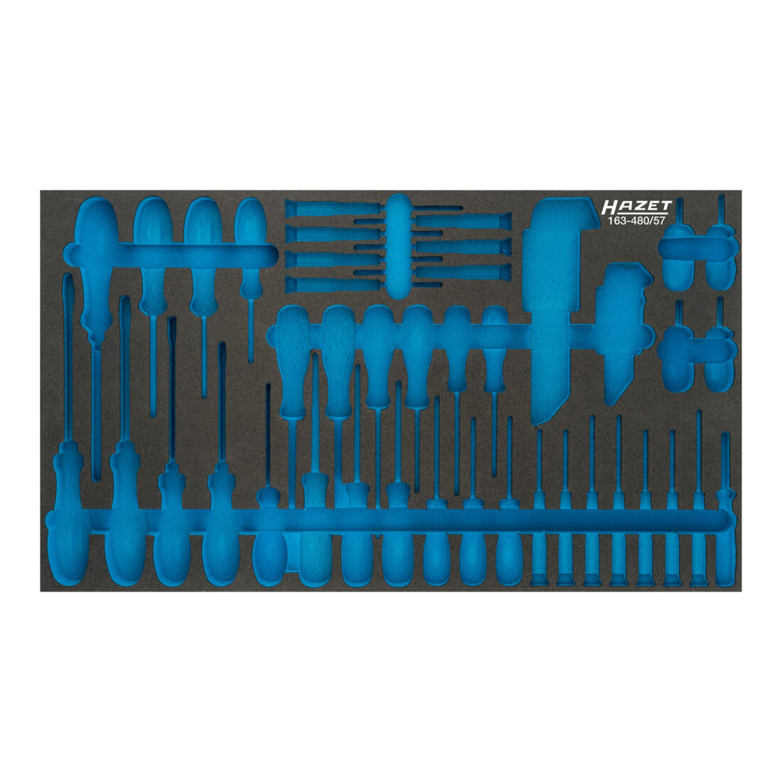 Hazet Garniture en mousse souple bimatière 163-480L