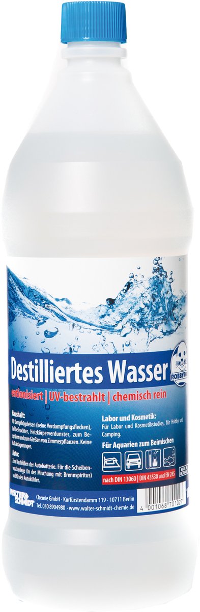 ohne Hersteller Destilliertes Wasser (DIN 13060)