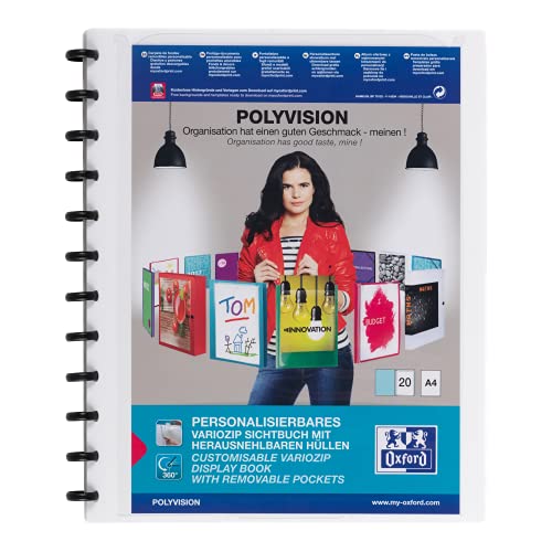 Oxford Ringmappe polyvision mit vario-zipp-Prinzip