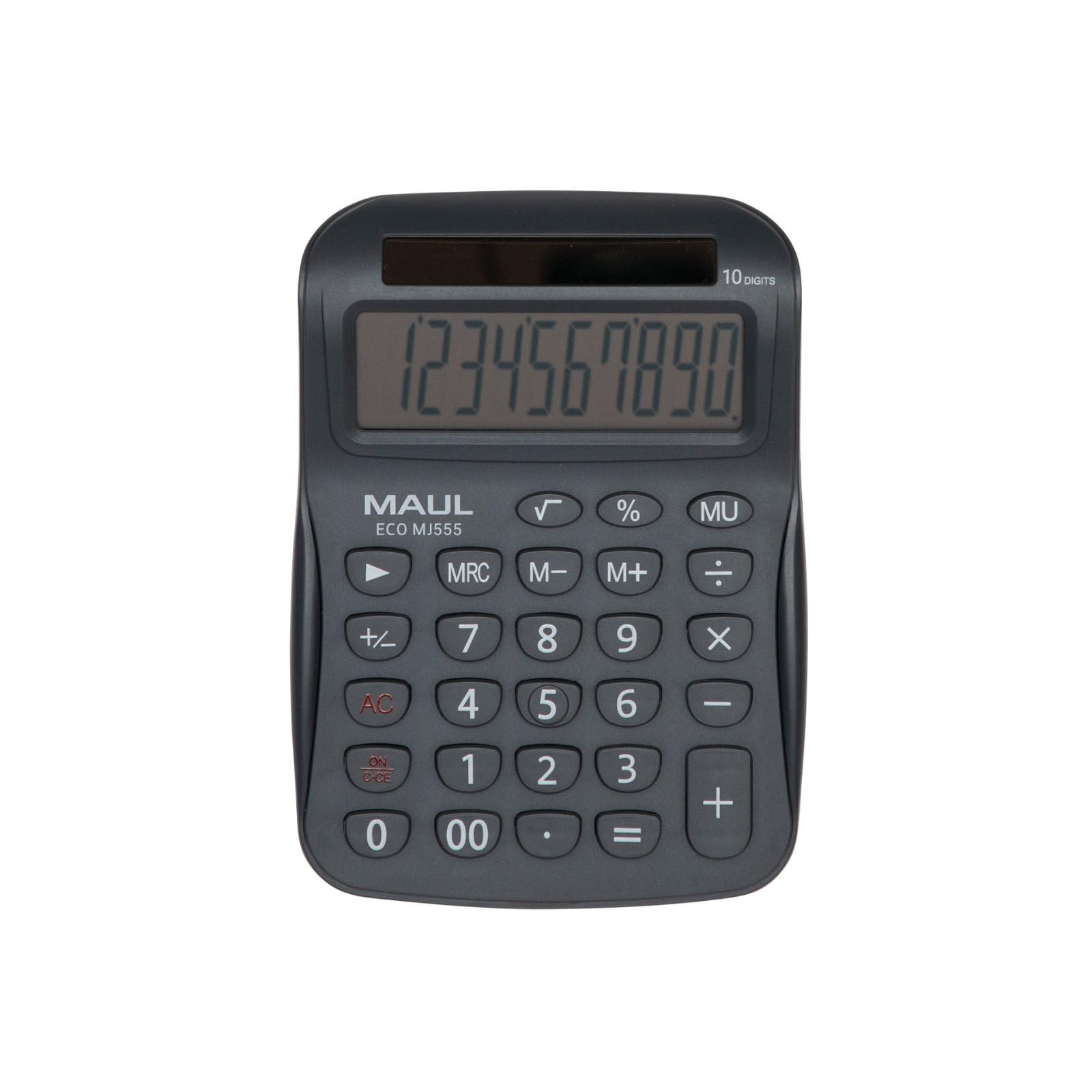 Maul MAUL Tischrechner ECO MJ 555, 10 Stellen, grau