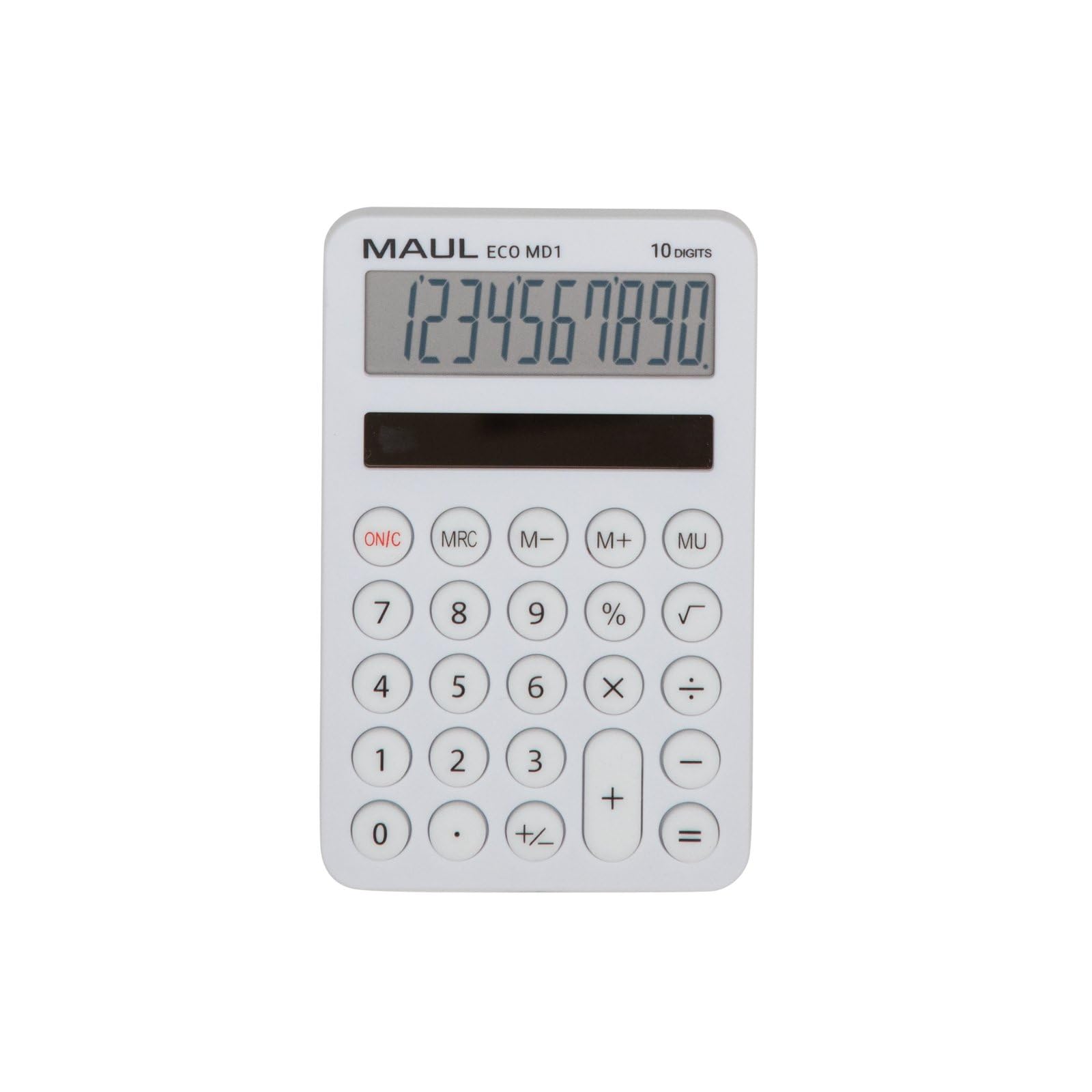 Maul MAUL Taschenrechner ECO MD 1, 10 Stellen, weiß