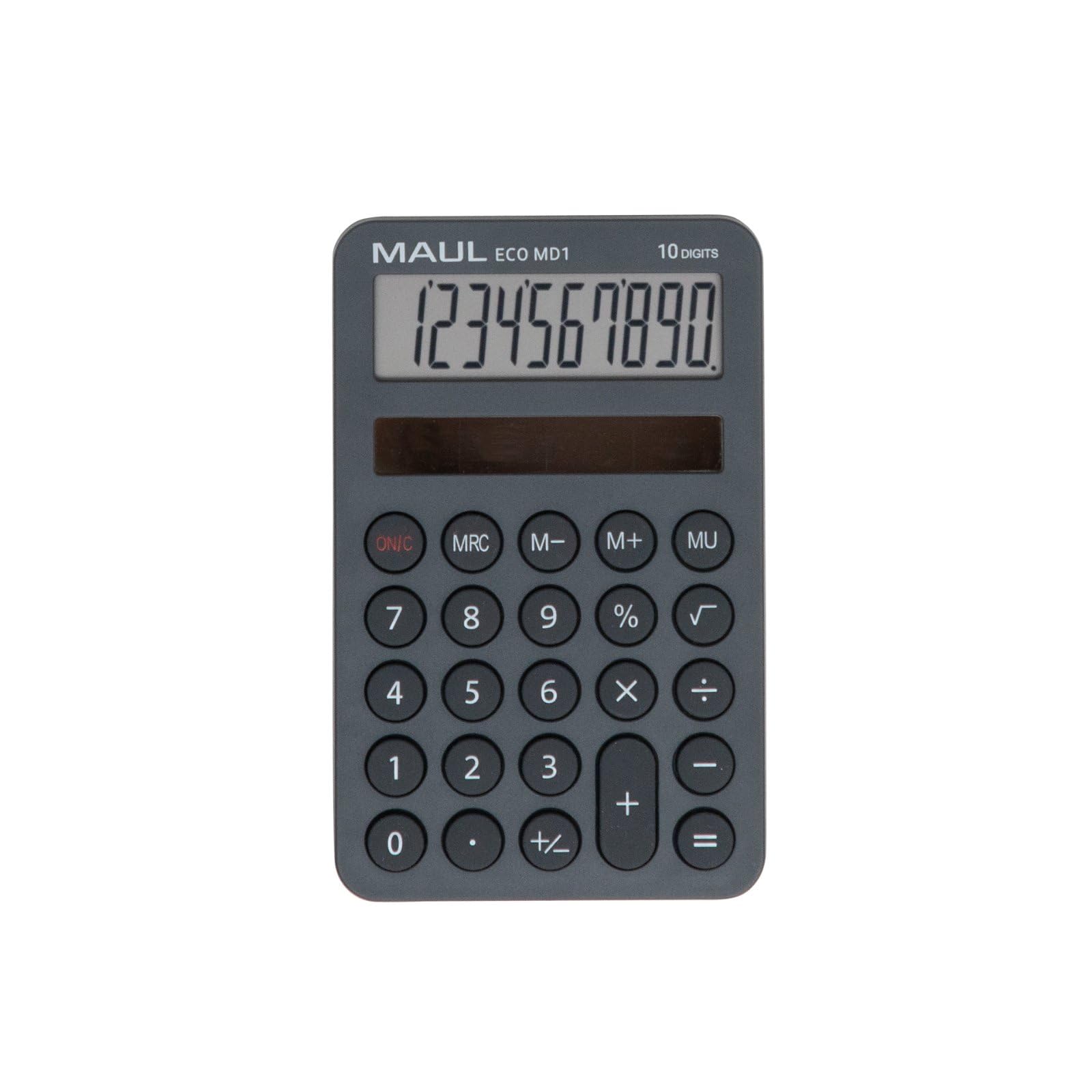 Maul MAUL Taschenrechner ECO MD 1, 10 Stellen, grau