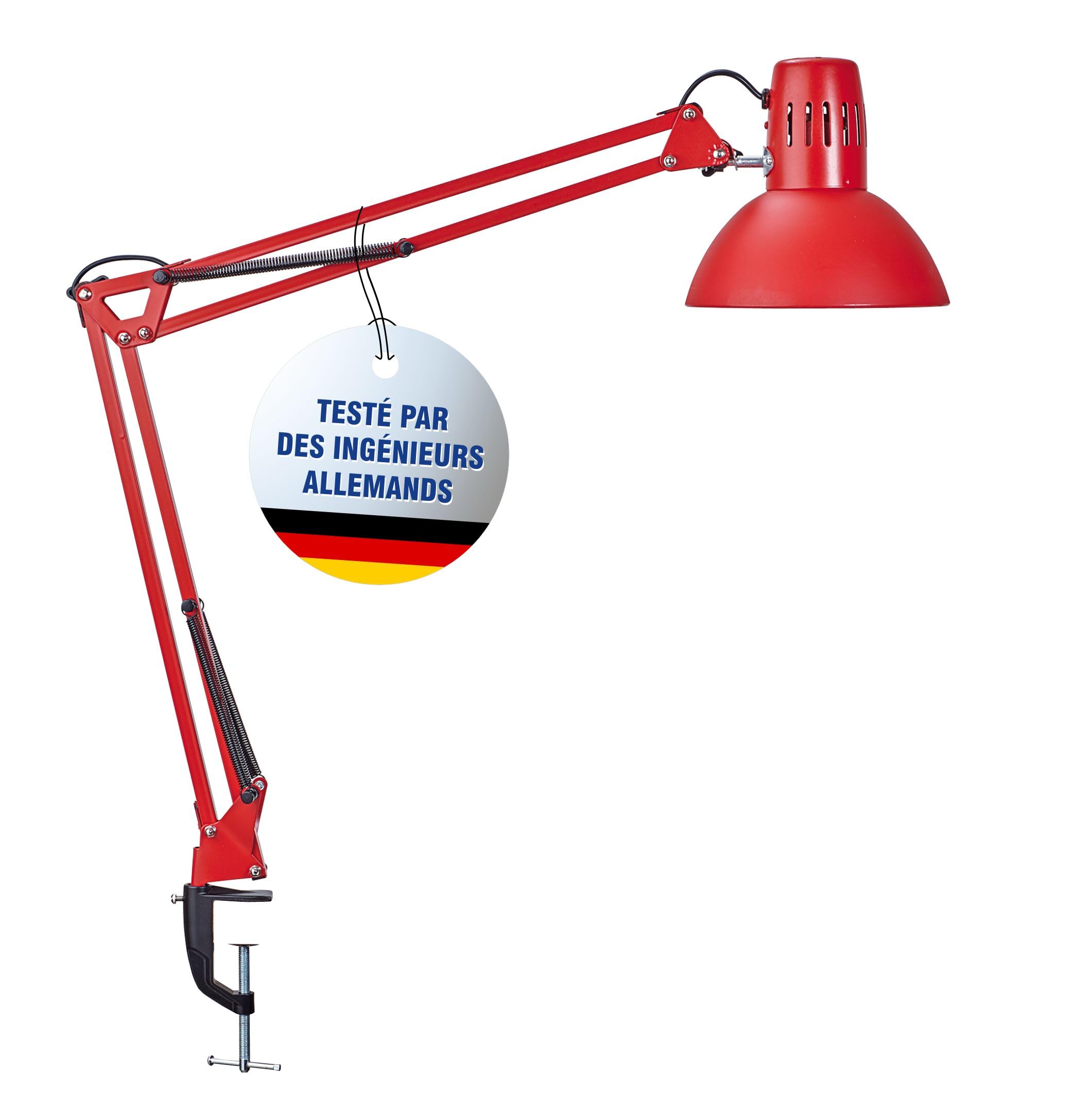 Maul MAUL LED-Tischleuchte MAULstudy Klemme E27, rot