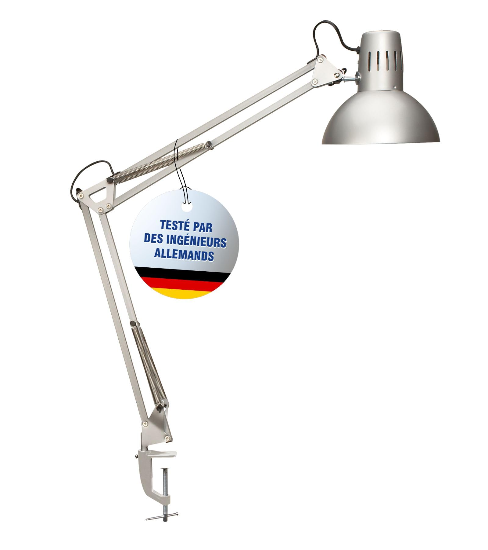 Maul MAUL LED-Tischleuchte MAULstudy Klemme E27, silber