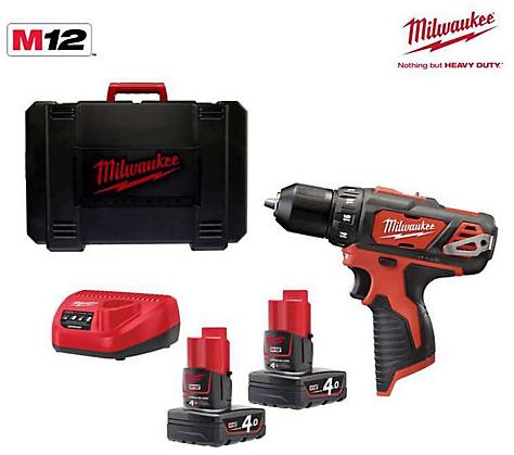 Milwaukee perceuse milwaukee visseuse bdd-402c 12.0 V avec batterie sans fil 4.0 Ah