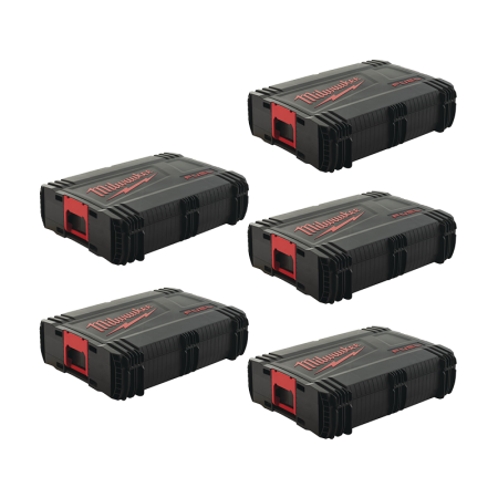 Milwaukee Lot de 2 malettes de rangement HD Box 1