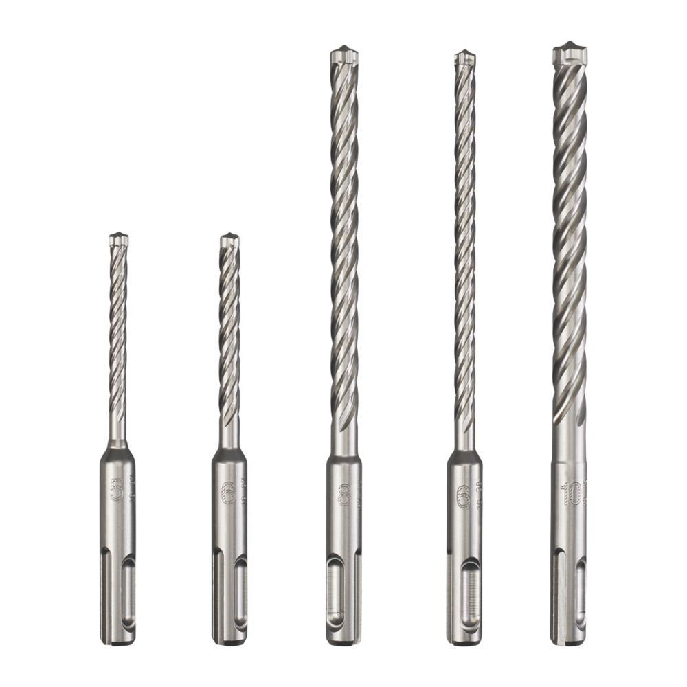 Milwaukee Jeu de 5 forets SDS Plus MX4