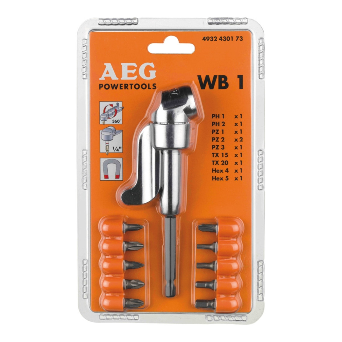 AEG HOFFMANN Tournevis d'angle, Type: WB1