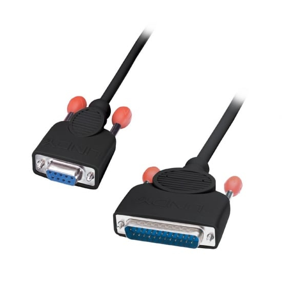 Lindy Serial printer Cable 9 pol. coupling/25 pol. plug 2m