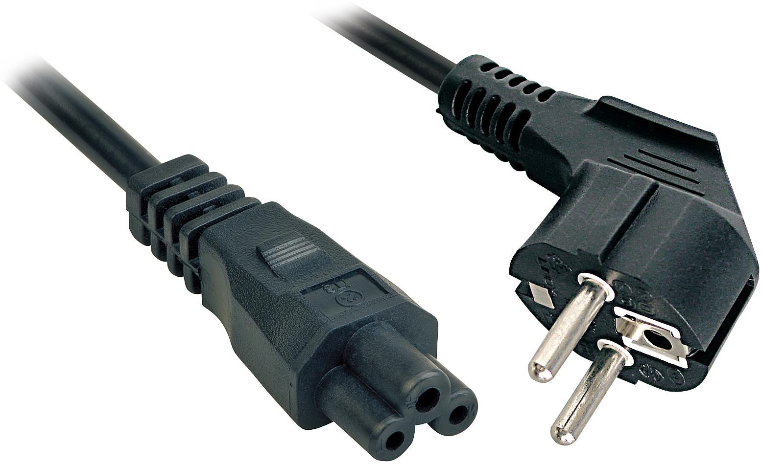 Lindy 5m Schuko to IEC C5 Mains Cable