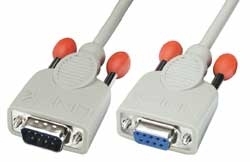 Lindy RS232 Extension Cable 9 pol. Sub-D Plug to 9 pol. Sub-D coupling 0.5m