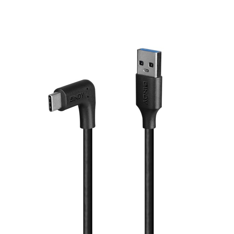 Lindy LINDY 1.5m USB 3.2 Typ A an C Kabel 90 Grad gewinkelt