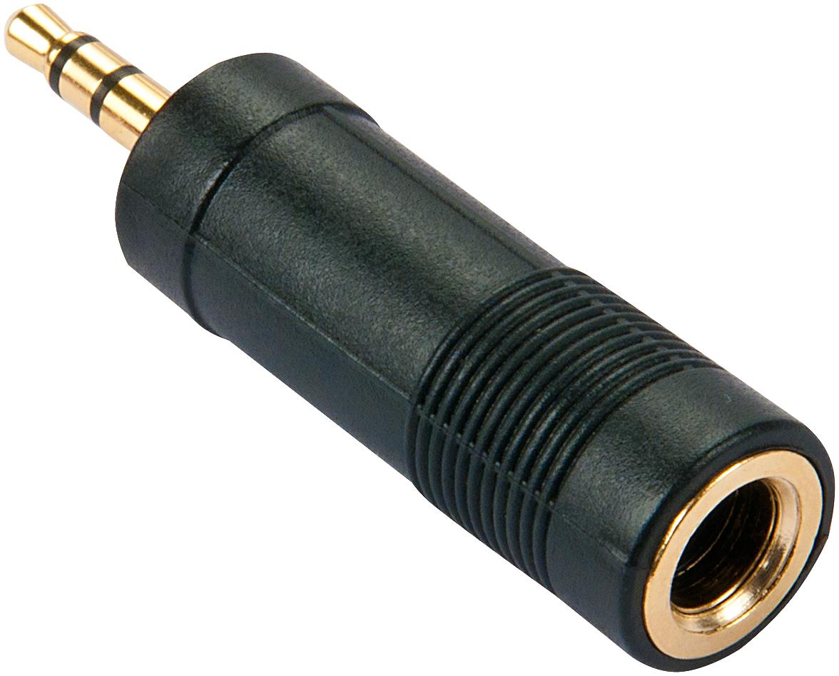 Lindy Adapter Stereo 3.5mm female 6.3mm female gold plated