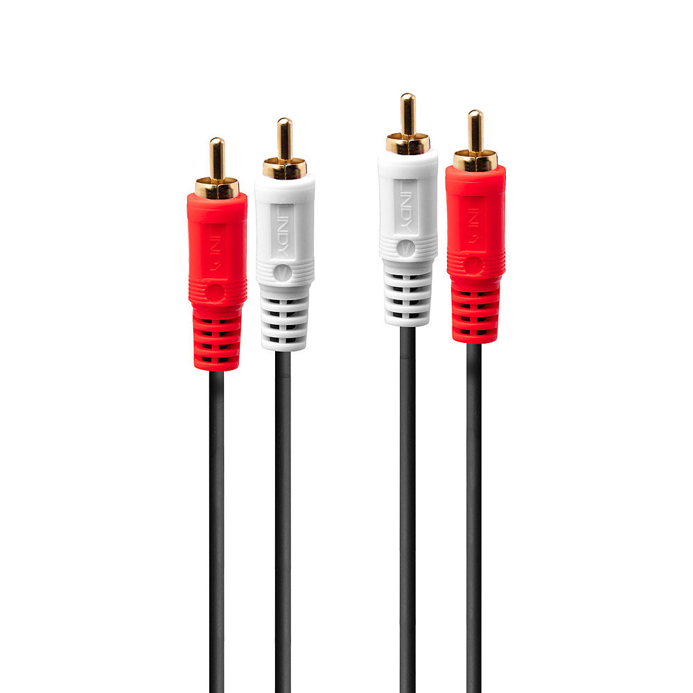 Lindy Audio Cable 2xPhono Stereo 2m 2xRCA Jack male / male gold plated