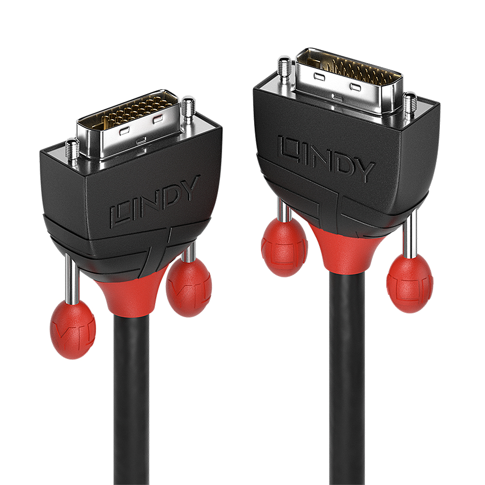 Lindy 3m DVI-D Dual Link Cable Black male / male