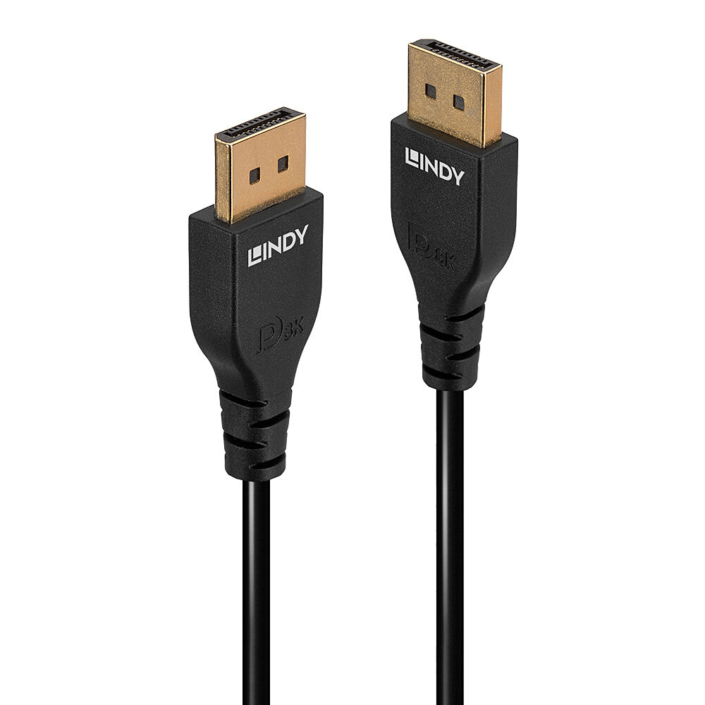 Lindy 3m DisplayPort 1.4 Cable Slim DP male to DP male connector