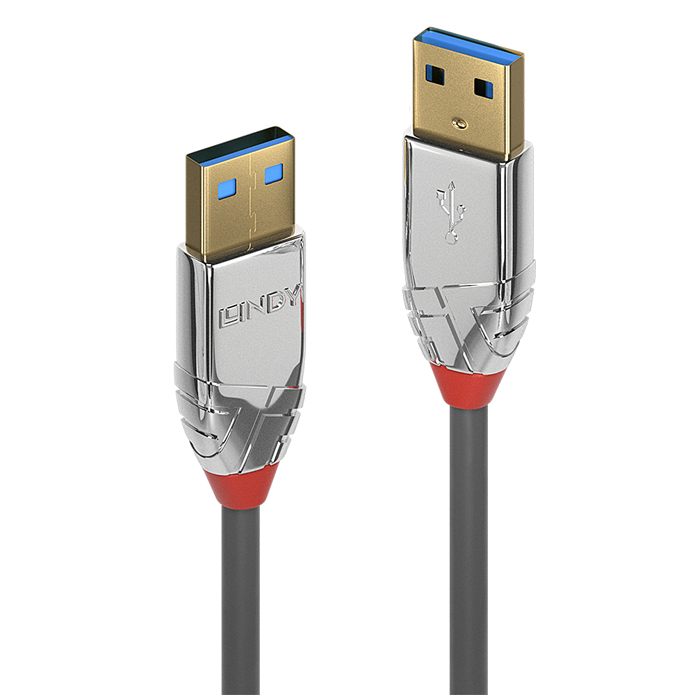 Lindy 2m USB 3.0 Type A/A male/male Cable Cromo Line 5 Gbit/s