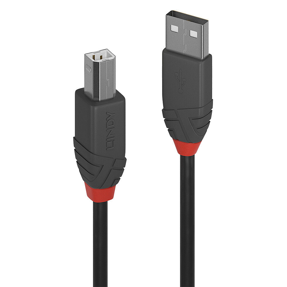 Lindy Câble USB 2.0 type A vers B Anthra Line 7.5m