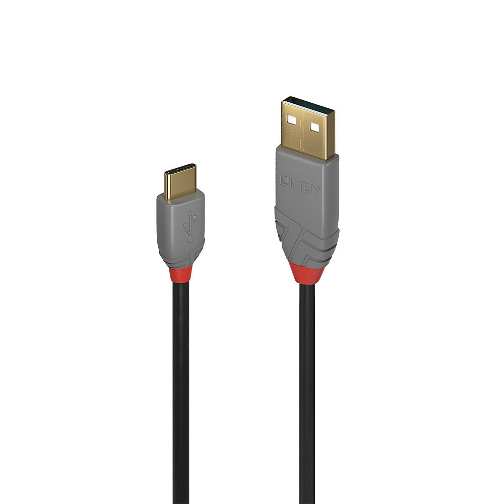 Lindy Câble USB 2.0 Type A vers C Anthra Line 3m