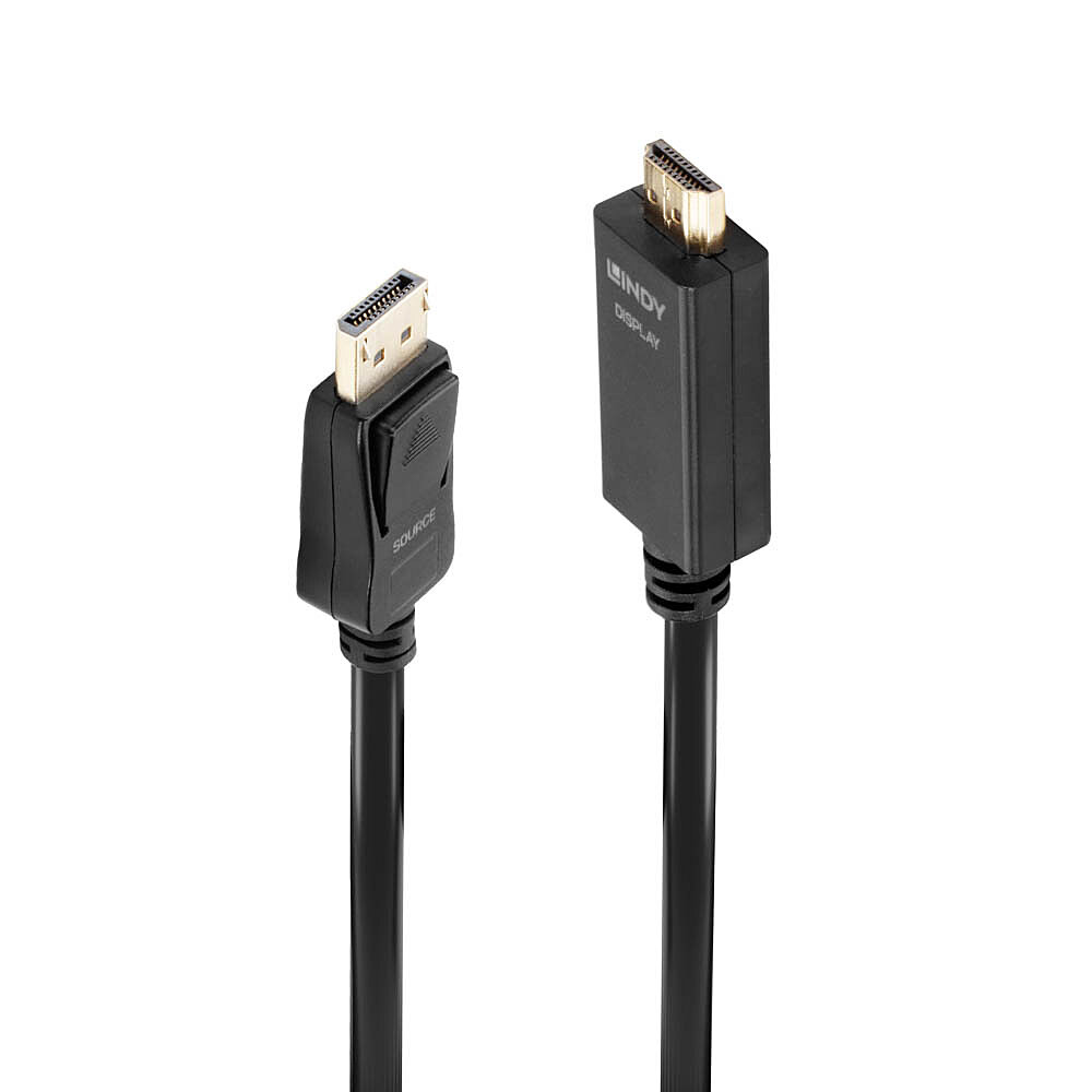 Lindy Câble DisplayPort vers HDMI 4K30 DP:passif 3m