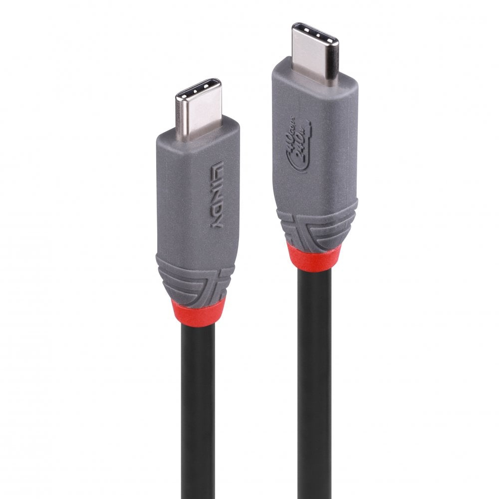 Lindy 0.8m USB 4 240W Type C Cable Anthra Line