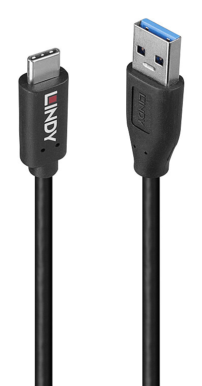 Lindy 1m USB 3.2 Type A to C Cable 10Gbps GRS