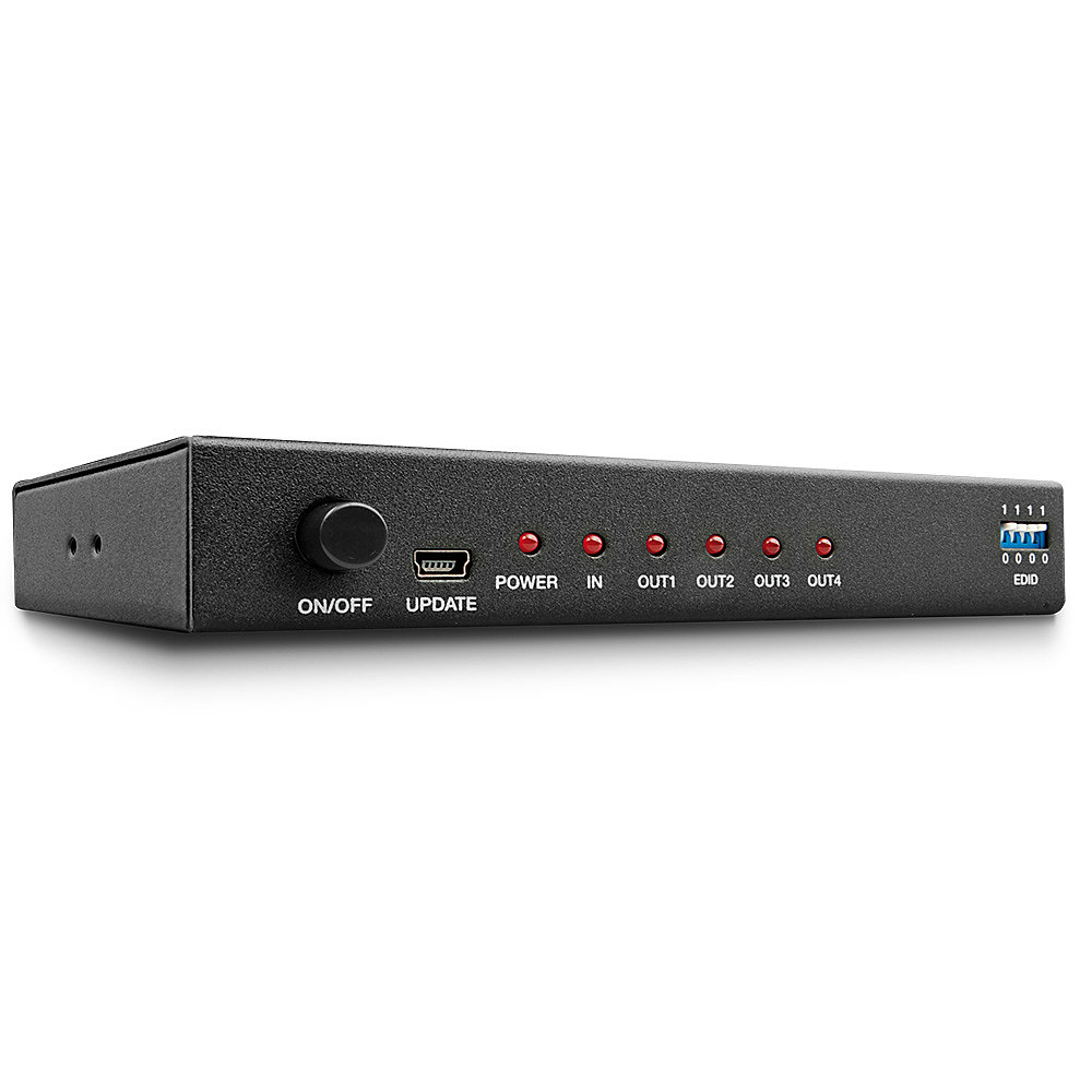Lindy HDMI 4K Splitter 4 Port 3D 2160p30 HDTV up to 1080p und 4K 36/12 Bit HDCP 1.4