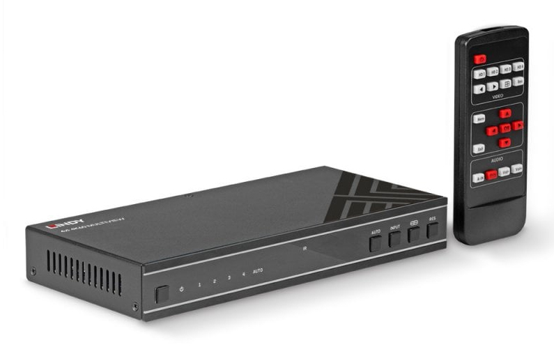 Lindy LINDY 4x1 HDMI 4K60 Multiview Seamless Switch