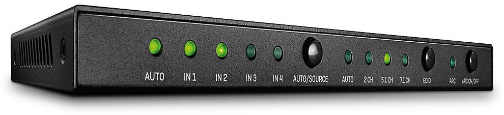 Lindy 4 Port HDMI 2.0 18G Switch with Audio