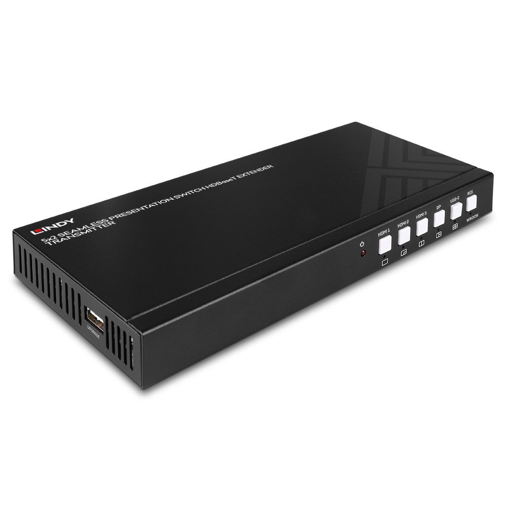 Lindy 5x2 Seamless Presentation Switch HDBaseT Extender