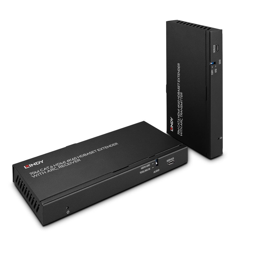 Lindy 70m Cat.6 HDMI 4K60 HDBaseT Extender with ARC