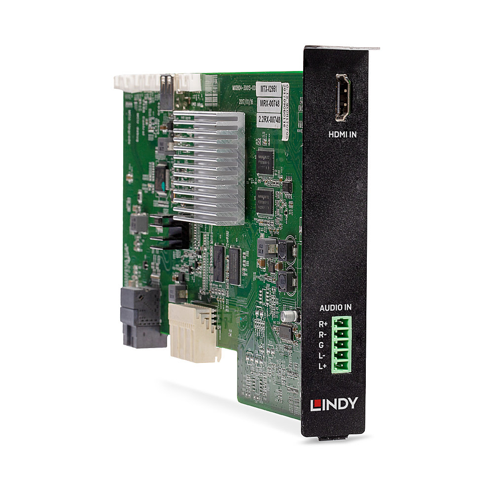 Lindy Single Port HDMI 18G Input Board 4K60 4:4:4 for no.38350