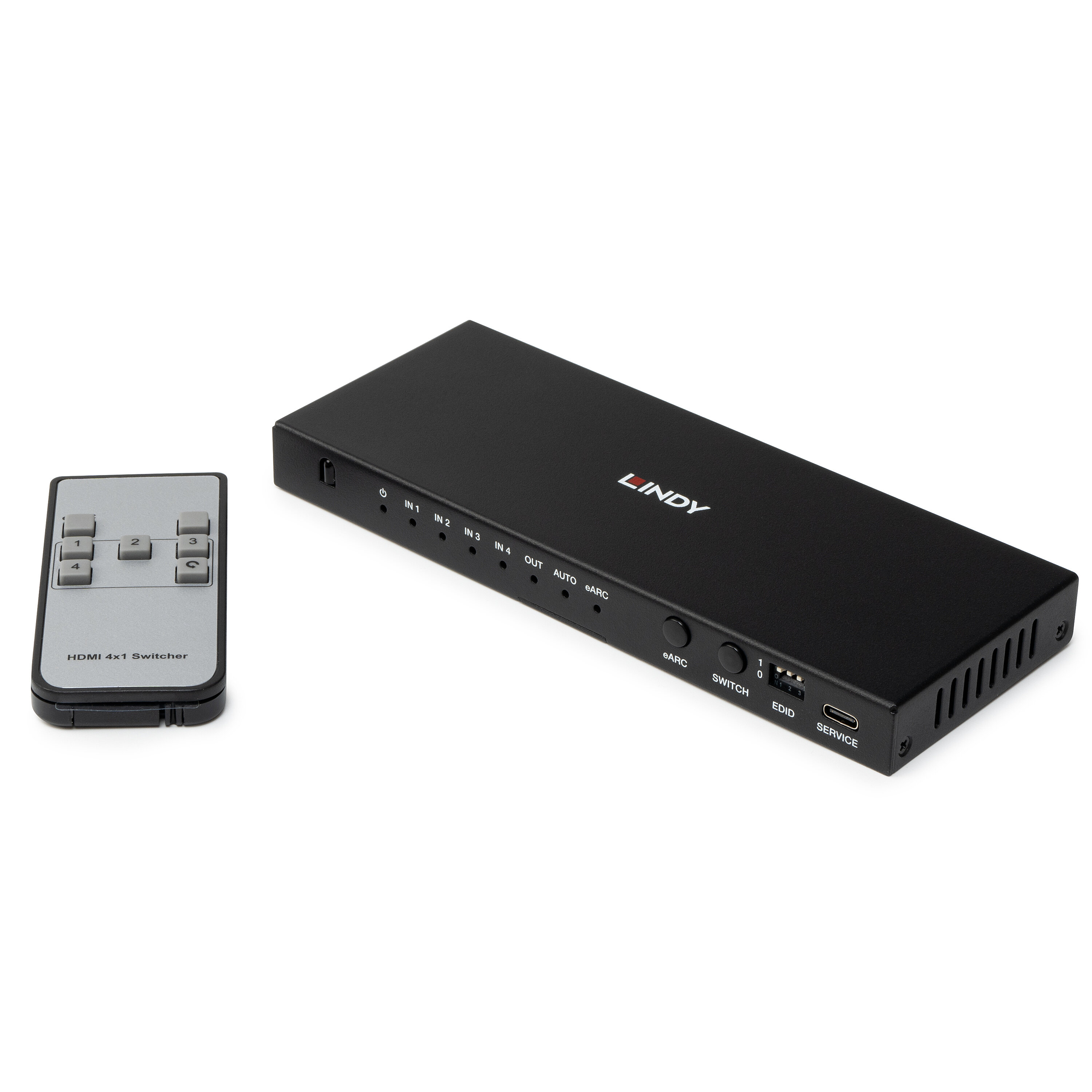 Lindy LINDY 4 Port HDMI 8K60 Switch mit eARC