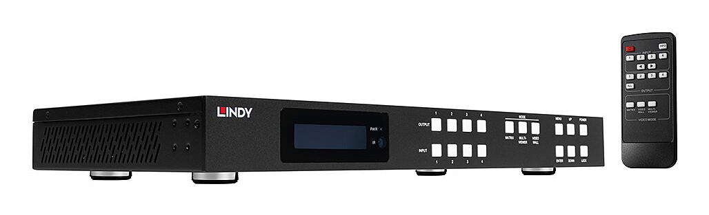 Lindy LINDY 4x4 HDMI 4K60 Seamless Multi-View Matrix