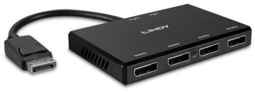 Lindy 4 Port DisplayPort 1.2 MST Hub