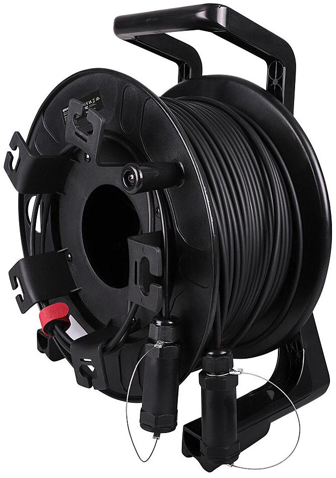 Lindy 100m armored Fibre Optic Hybrid HDMI 8K60 cable