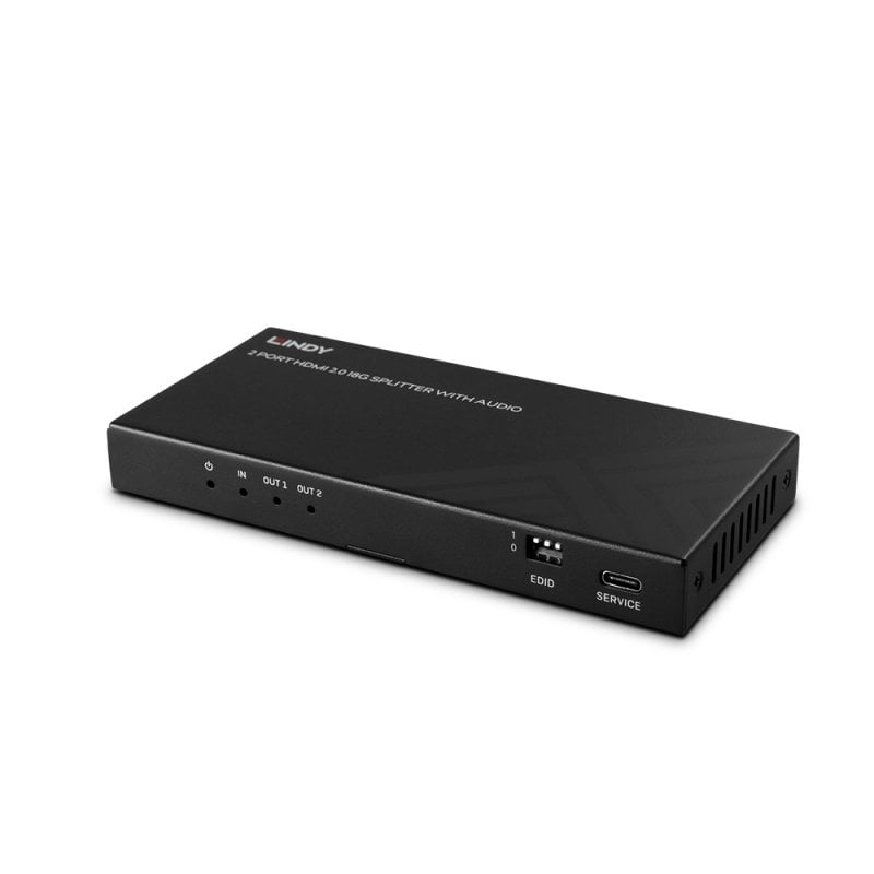 Lindy LINDY 2 Port HDMI 8K60 Splitter mit Audio
