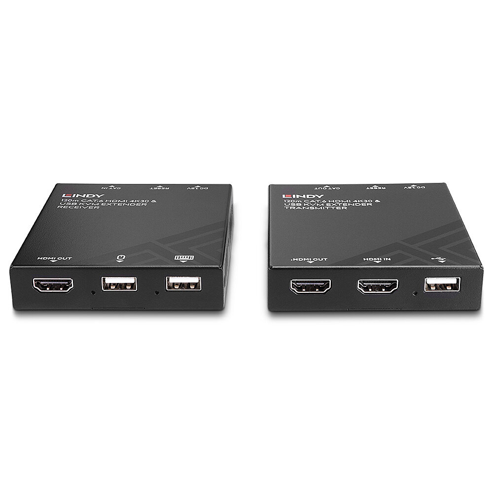 Lindy 120m Cat.6 HDMI & USB KVM Extender