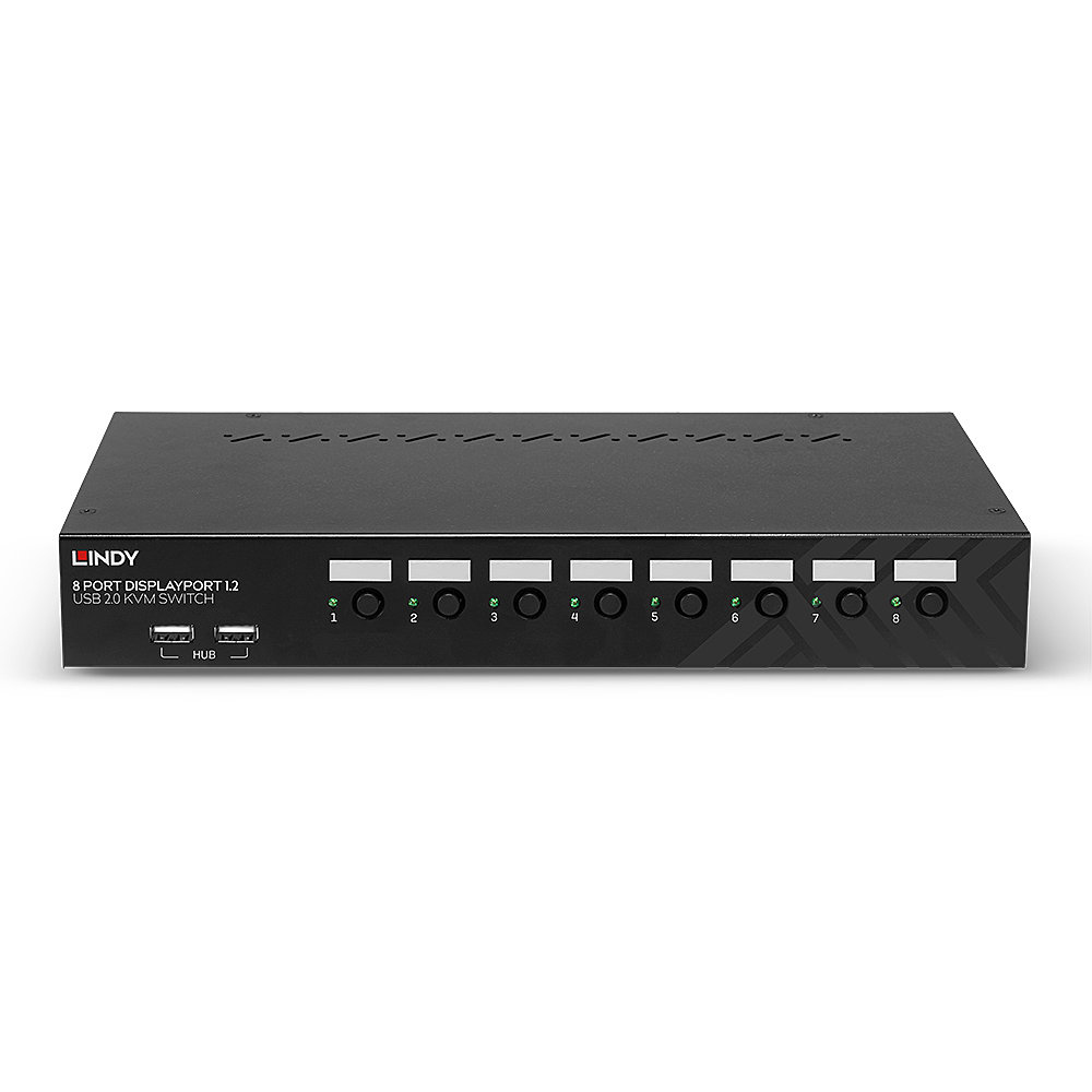 Lindy 8 Port DisplayPort 1.2 USB 2.0 KVM Switch