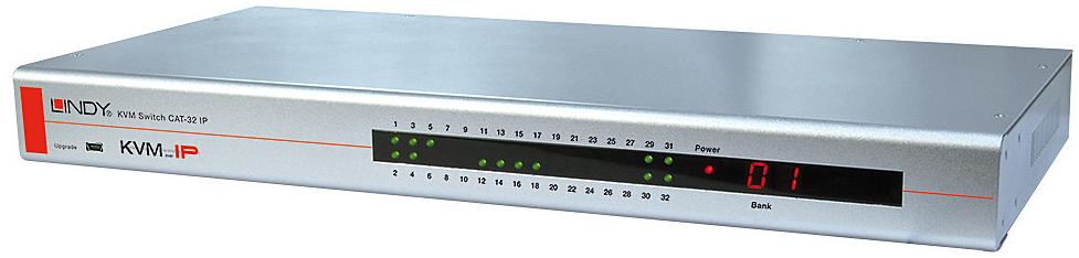 Lindy KVM Switch CAT-32 IP 32 Port USB and PS/2 with remote access through IP