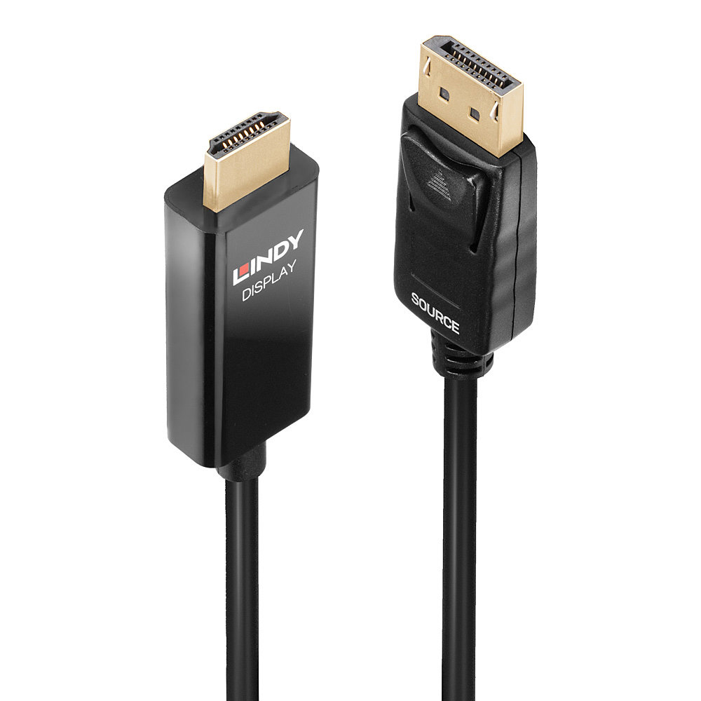 Lindy 3m Active DisplayPort to HDMI Adapter Cable with HDR