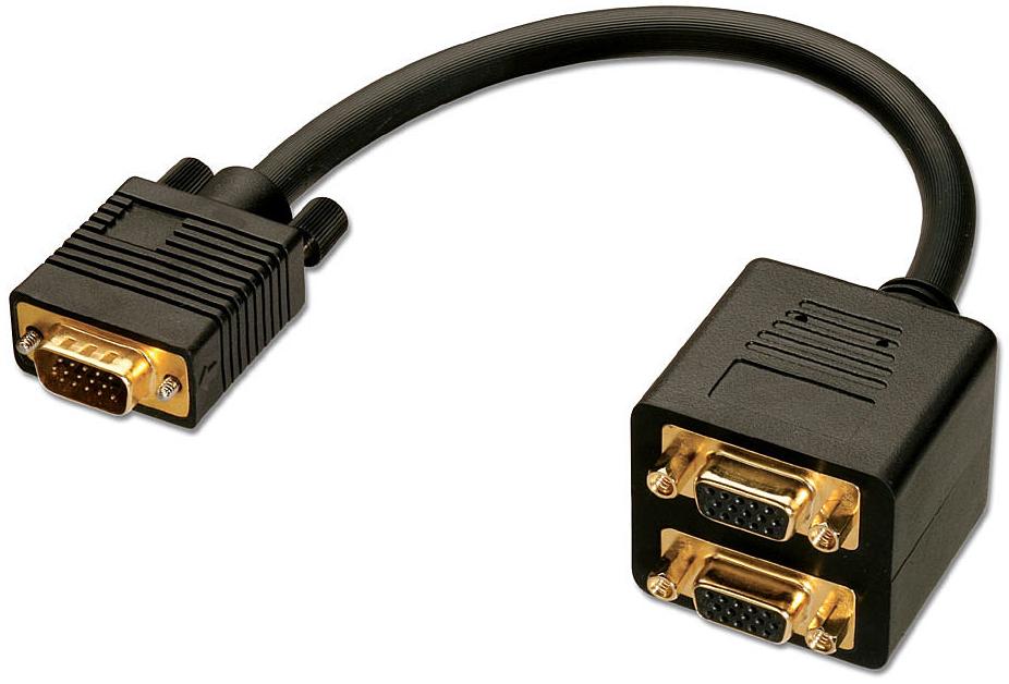 Lindy Cable VGA Male vers 2 x VGA femelle (Y - doubleur VGA)