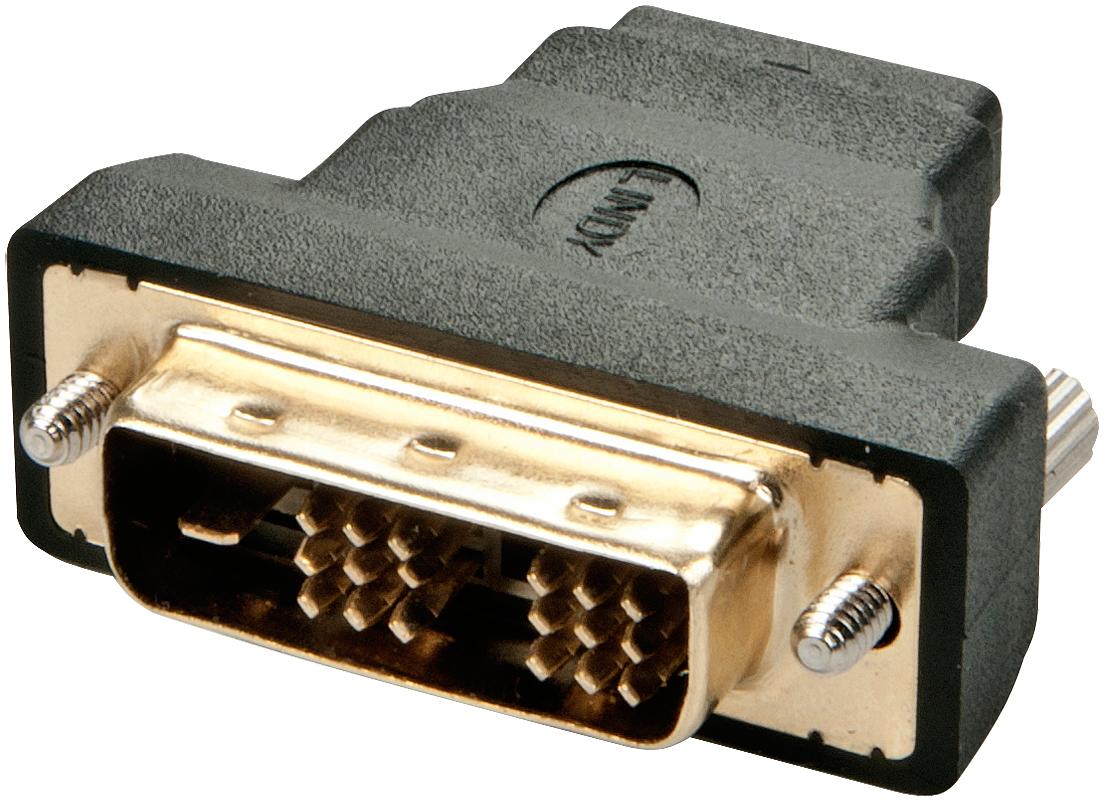 Lindy Adaptateur DVI-D mâle HDMI A femelle