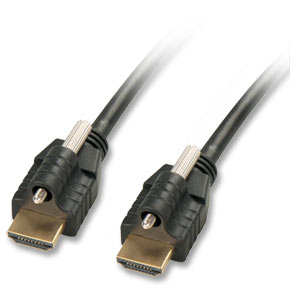 Lindy LINDY HDMI-Kabel mit Ethernet & 2x Steckerschloss Typ A/A 5m