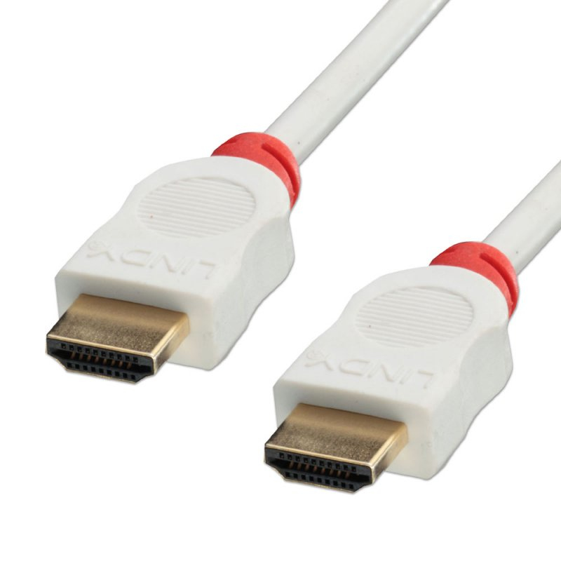 Lindy HDMI High Speed Cable White 1m Type A/A Flat Cable