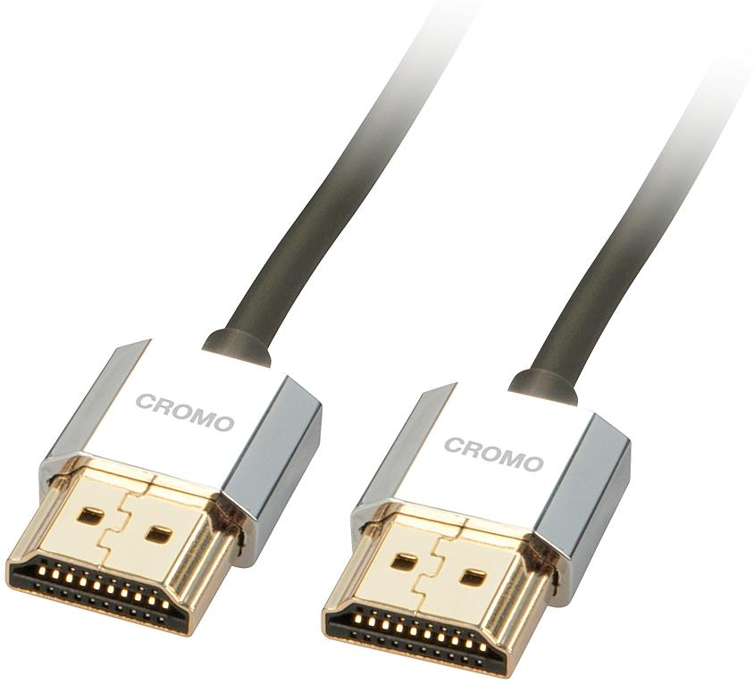 Lindy HDMI High Speed A/A Slim 1m with Ethernet