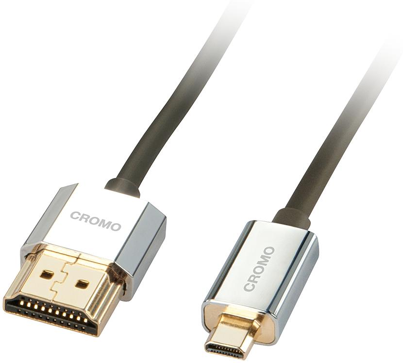 Lindy HDMI High Speed A/D Slim 0.5m with Ethernet