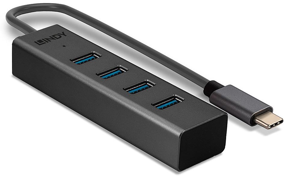Lindy 4 Port USB 3.2 Type C Hub