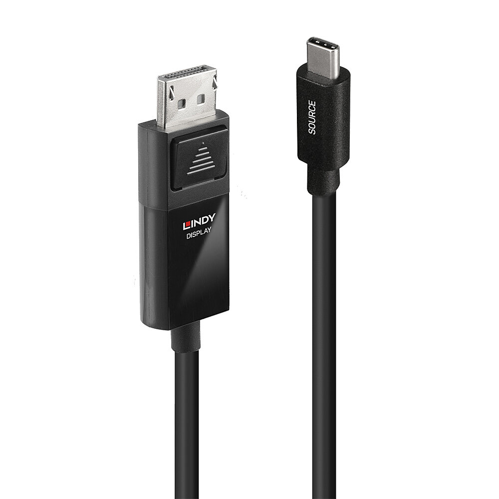 Lindy Modèle : 3m USB Type C to DP 4K60 Adapter Cable with HDR